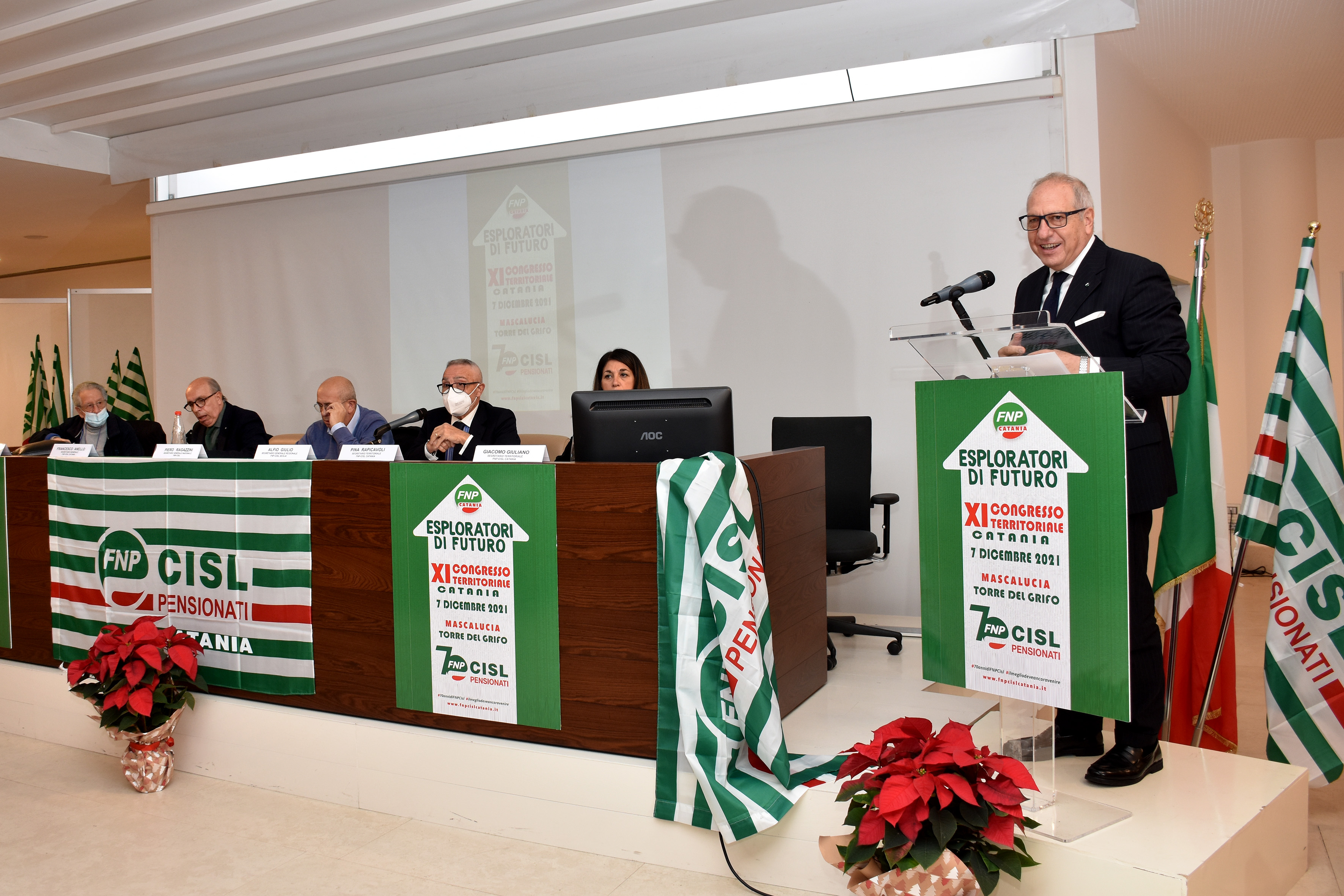 XI CONGRESSO TERRITORIALE FNP CISL CATANIA - 7 DICEMBRE 2021 TORRE DEL GRIFO  
